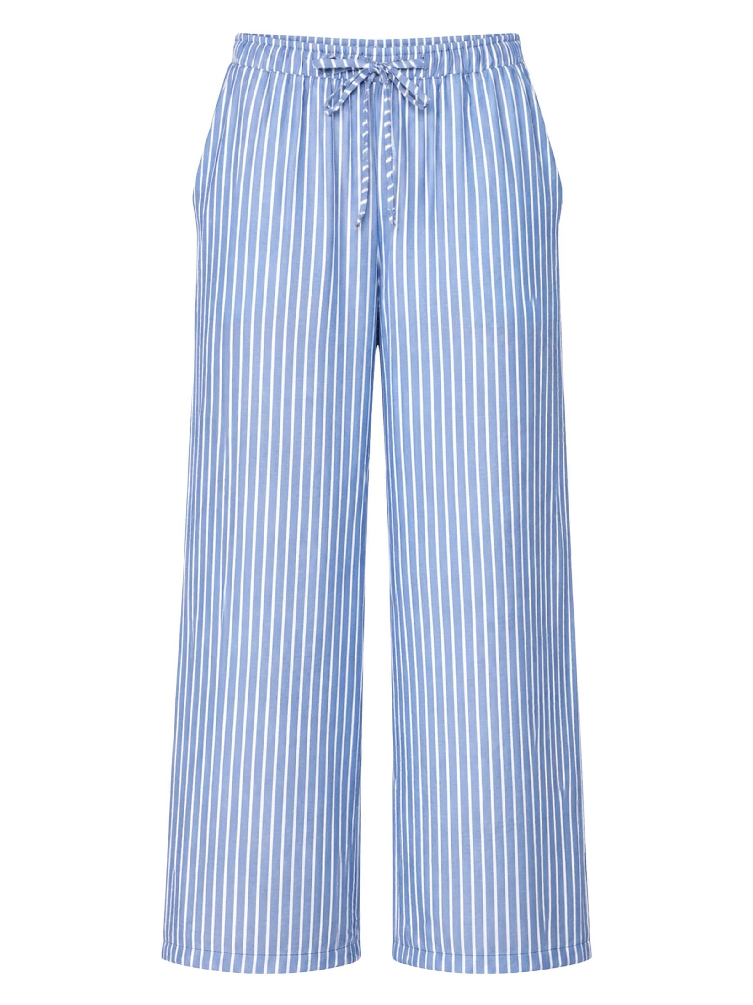 SASSYCLASSY Loosefit Byxa i blå: framsida