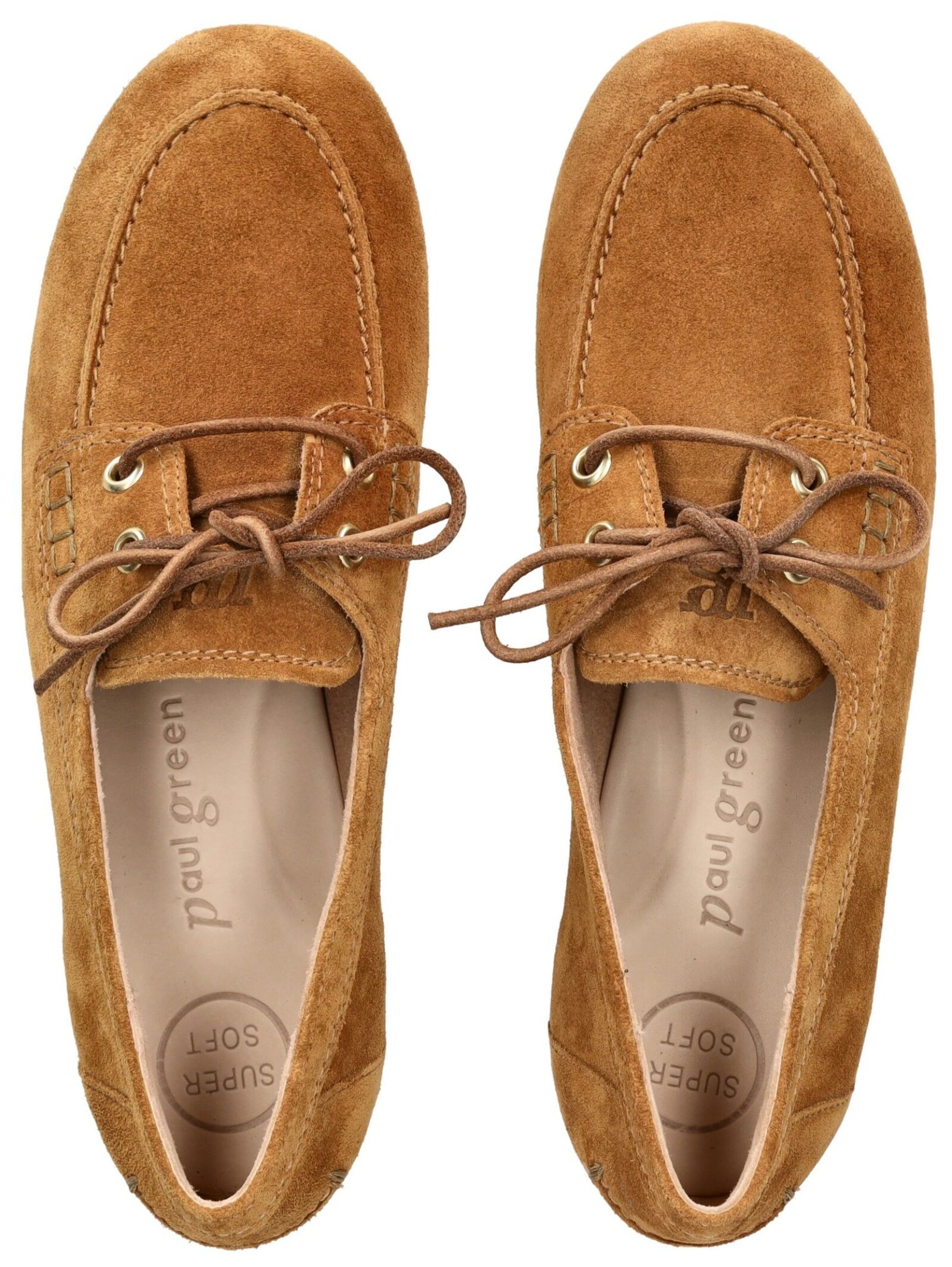 Paul Green Schnürschuh in Beige