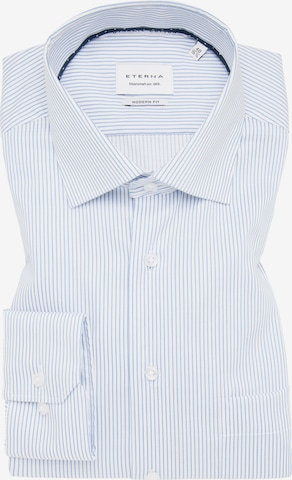 ETERNA Regular Fit Hemd in Blau: Vorderseite