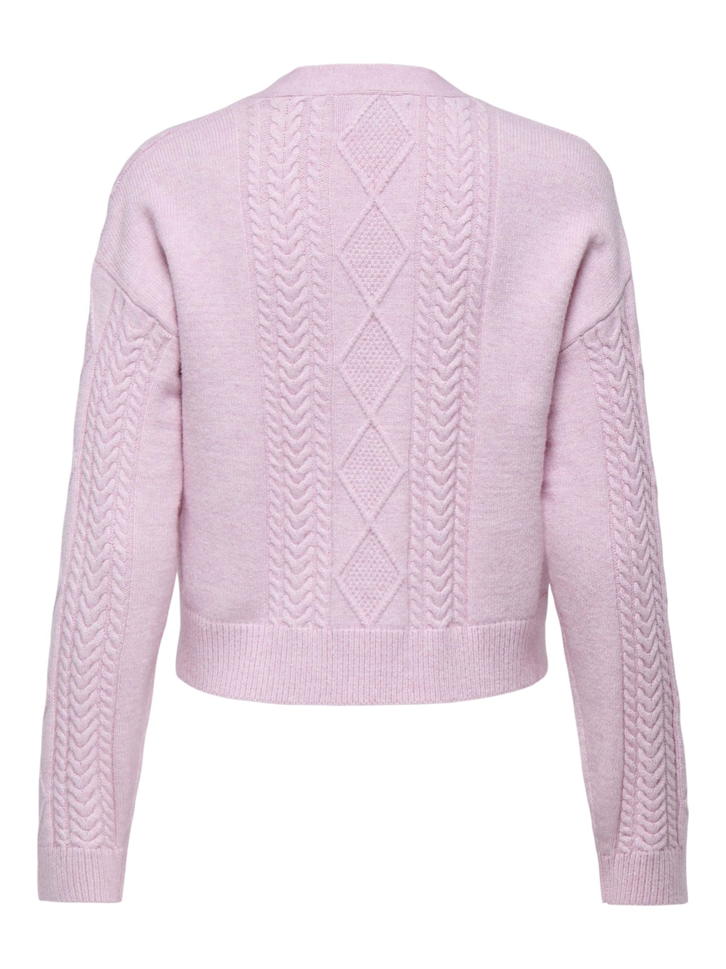 ONLY Knit Cardigan 'ONLFIA' in Pink