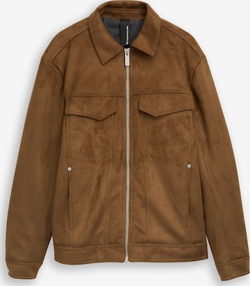 Veste mi-saison TOM TAILOR en marron : devant