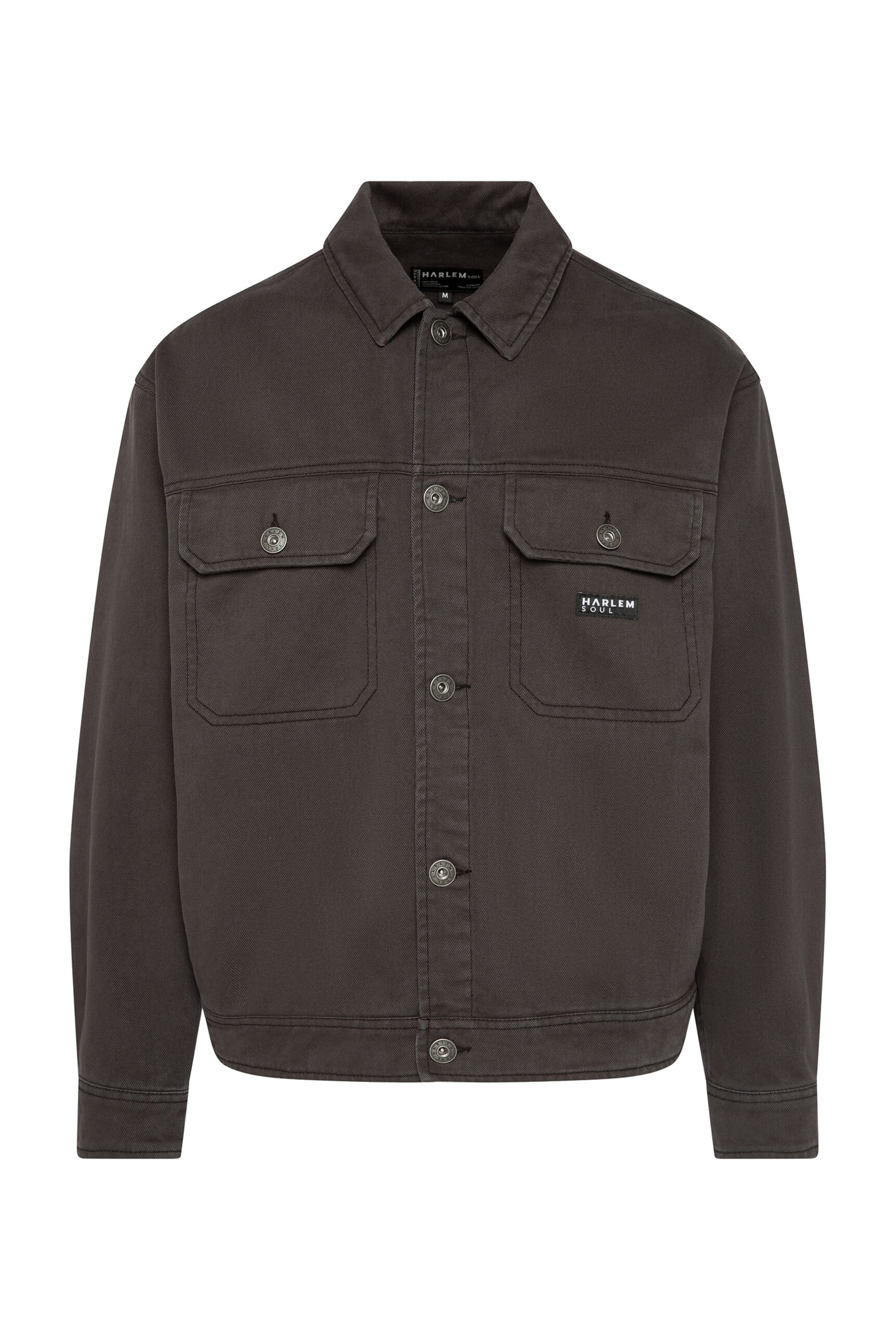 Harlem Soul Winter Jacket in Grey: front