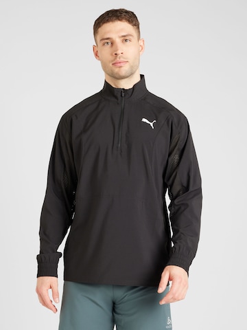 PUMA Sportsweatshirt i sort: forside