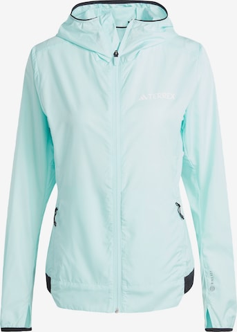 ADIDAS TERREX Куртка в спортивном стиле 'Xperior Windweave Wind' в Синий: спереди