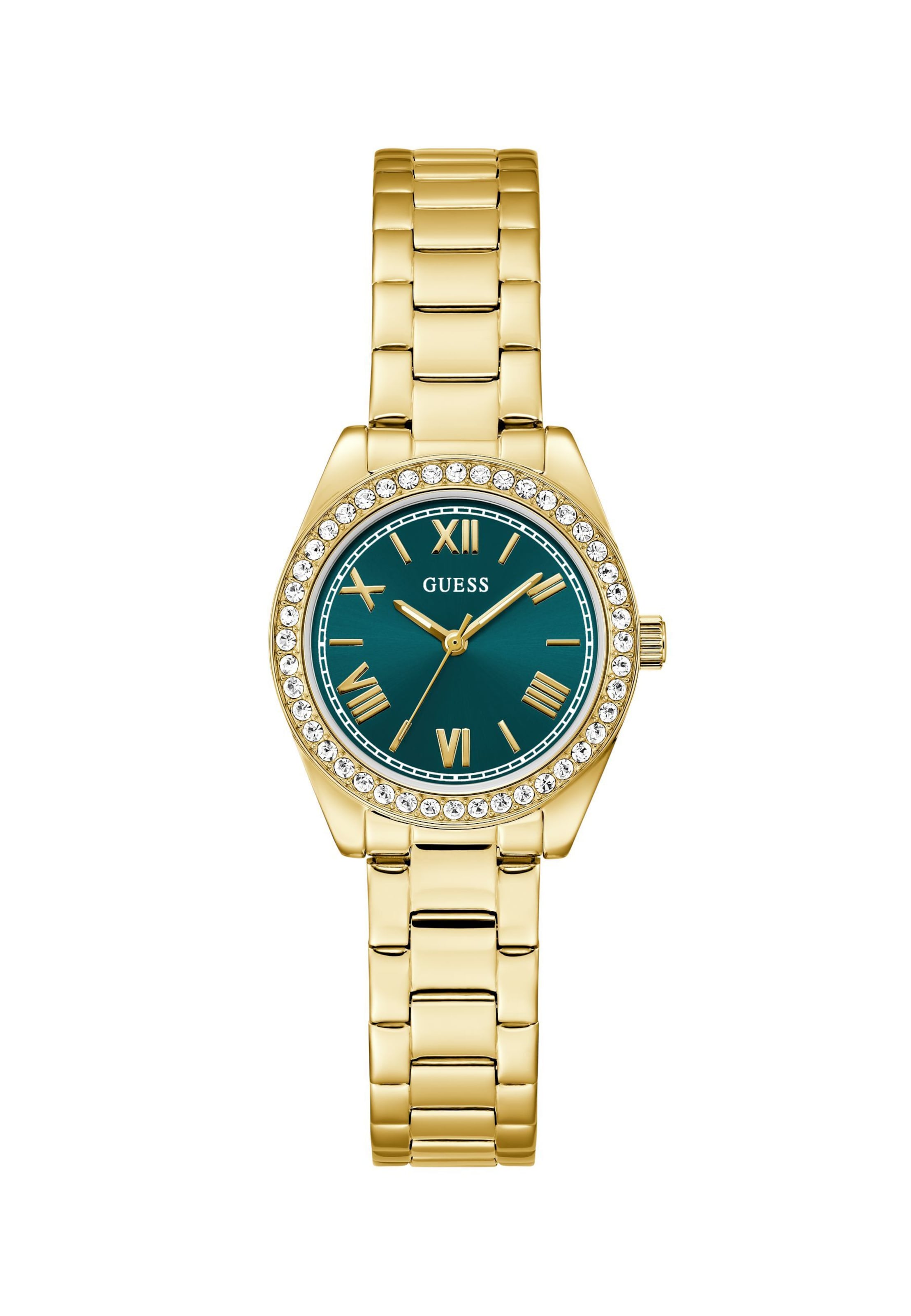 Orologio analogico 'LUNA' di GUESS in oro: frontale