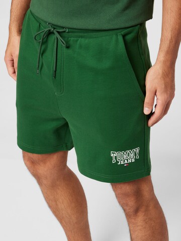 Tommy Jeansregular Hlače - zelena boja