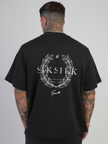 Maglietta di SikSilk in nero