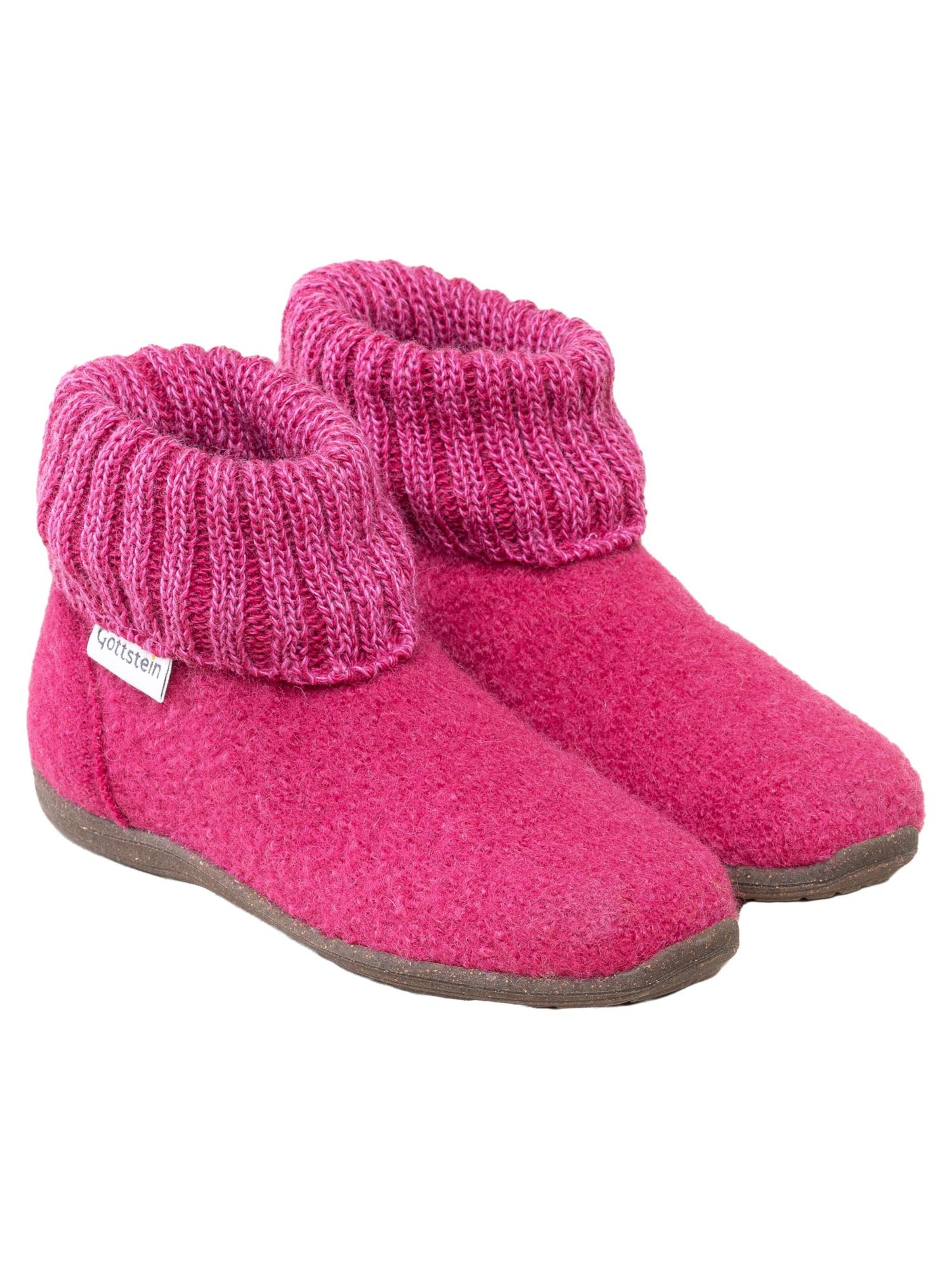 Gottstein Slippers 'Alpine Boot RU' in Pink