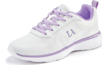 Baskets basses LASCANA en blanc : devant