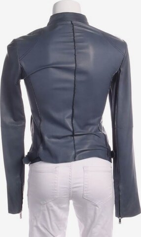 Emporio Armani Lederjacke / Ledermantel XS in Blau