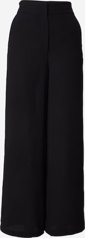 Oasis Wide leg Trousers in Black: front