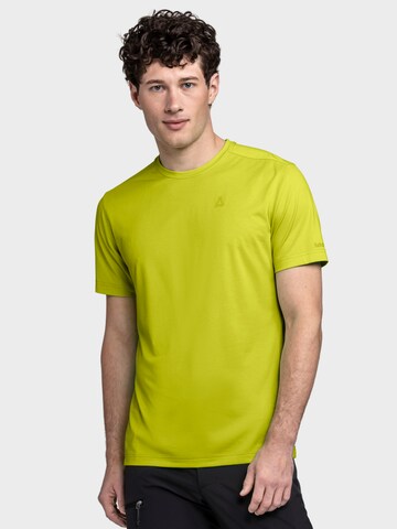 T-Shirt fonctionnel 'Chipoma' Schöffel en jaune : devant