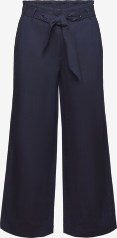 ESPRIT Wide leg Broek in Blauw: voorkant