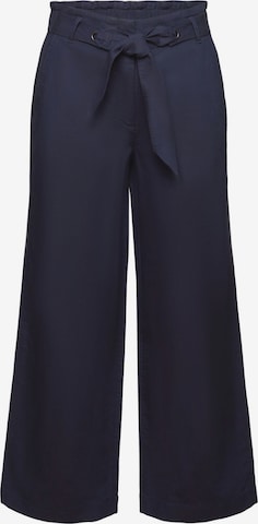 ESPRIT Wide leg Pants in Blue: front