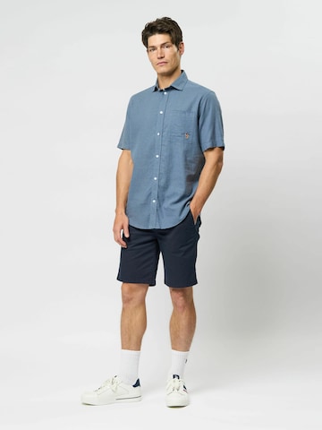 U.S. POLO ASSN. Regular Fit Skjorte 'Flori' i blå