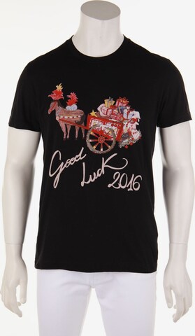 DOLCE & GABBANA T-Shirt M-L in Schwarz: predná strana