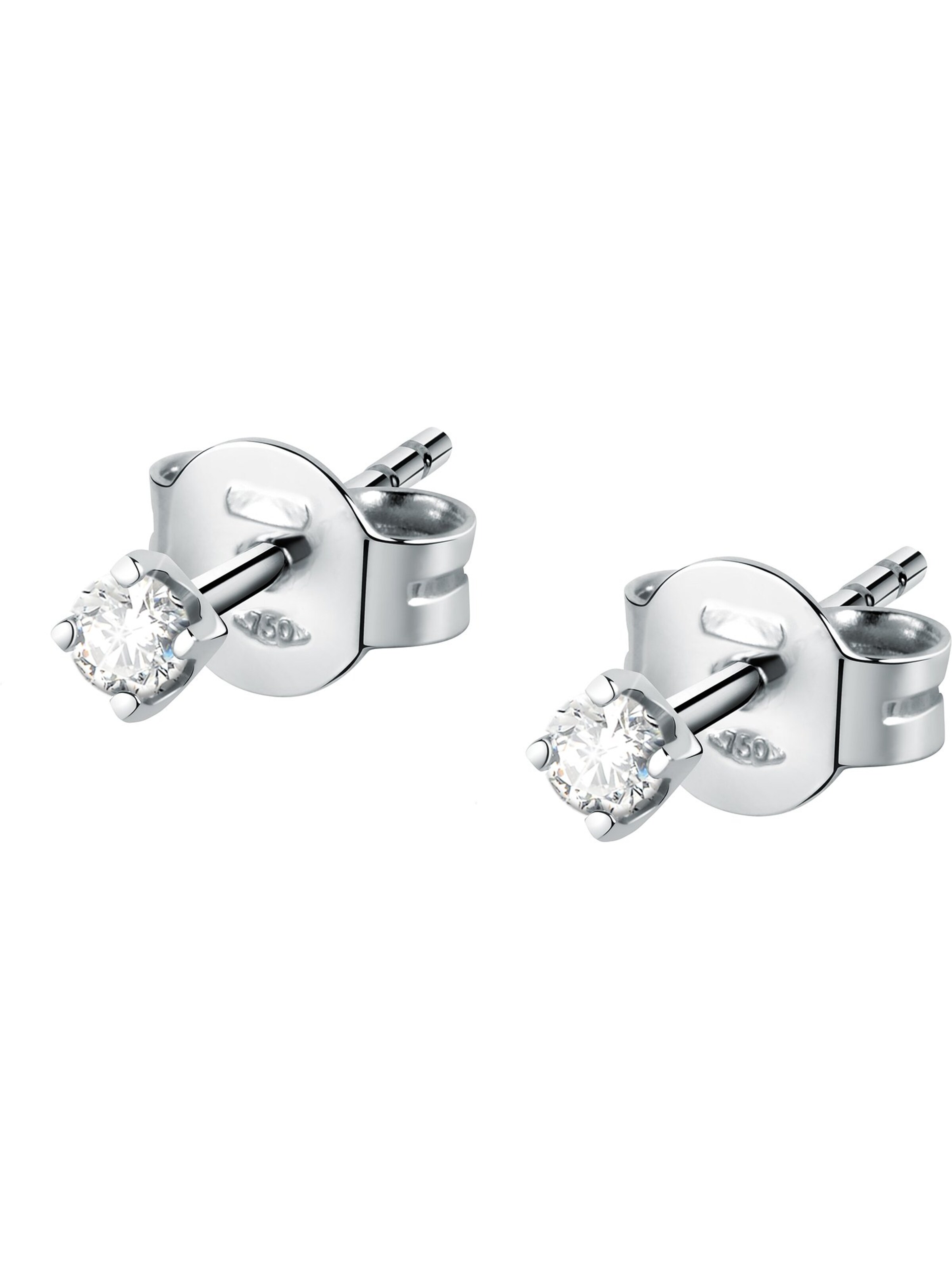 CHRIST Ohrringe in Silber: Vorderseite