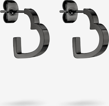 Liebeskind Berlin Ohrringe in Schwarz: Vorderseite