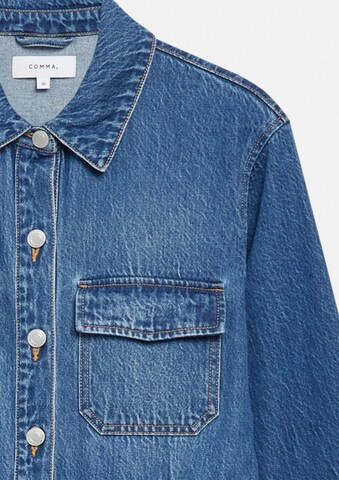 COMMA Shirt dress in Blue: front