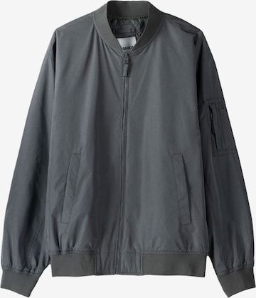 Bershka Between-season jacket in Grey: front