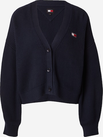 Cardigan 'ESSENTIAL' Tommy Jeans en bleu : devant