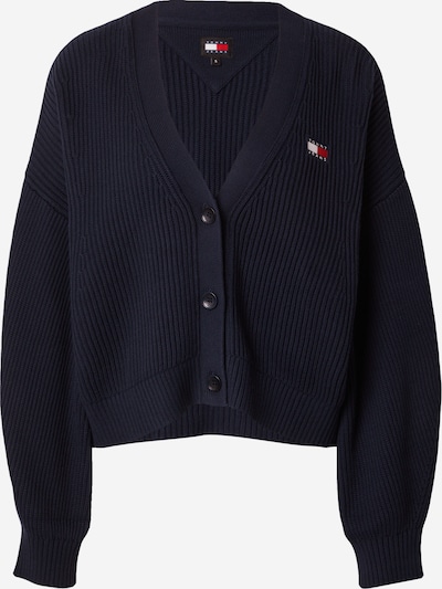 Tommy Jeans Cardigan 'ESSENTIAL' i navy / knaldrød / hvid, Produktvisning