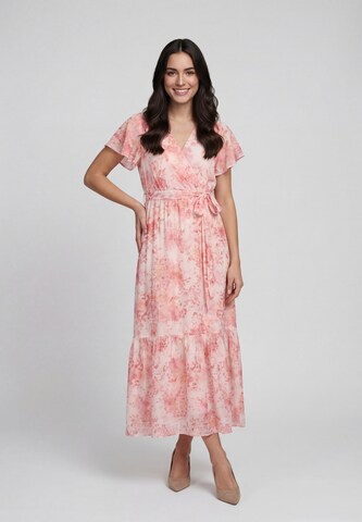 Robe Usha en rose : devant