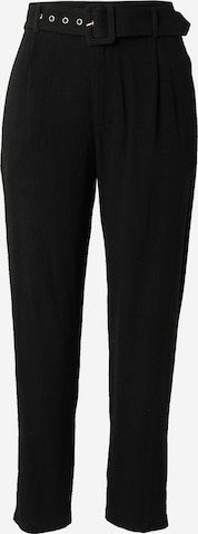 Regular Pantalon à pince Dorothy Perkins en noir : devant