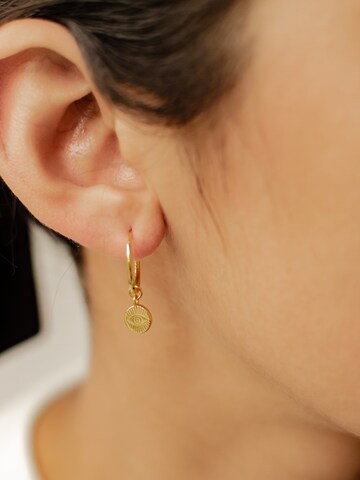 Hey Happiness Ohrringe 'Evil Eye' in Gold