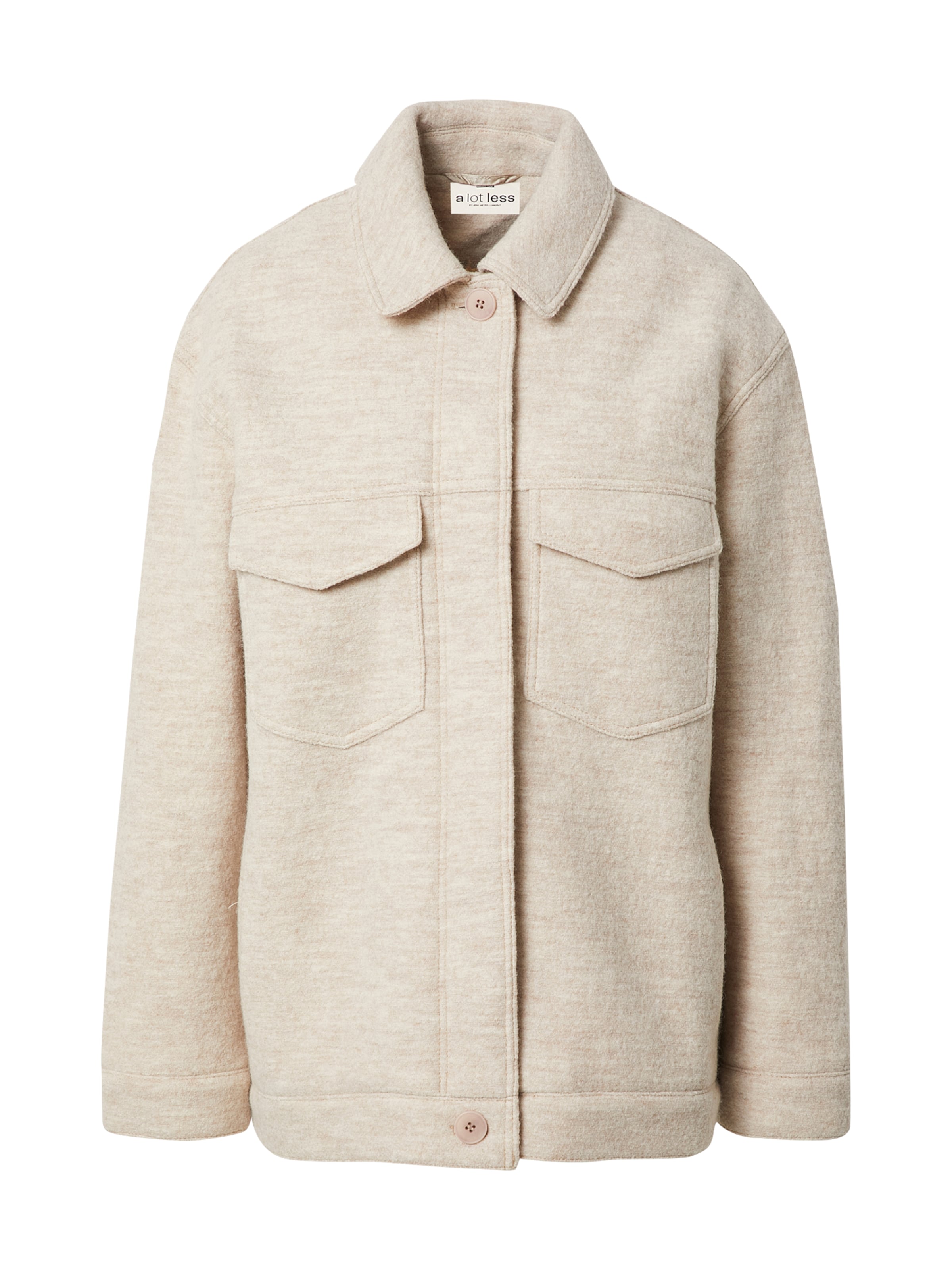 A LOT LESS Φθινοπωρινό και ανοιξιάτικο μπουφάν 'Nicky' σε μπεζ: μπροστά