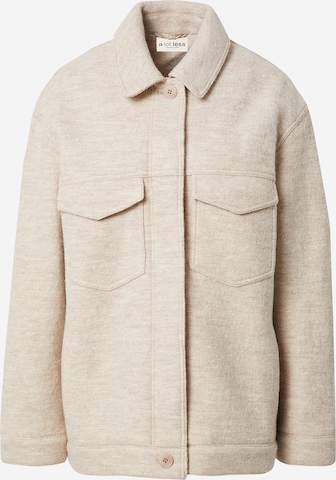 A LOT LESS Between-Season Jacket 'Nicky' in Beige: front