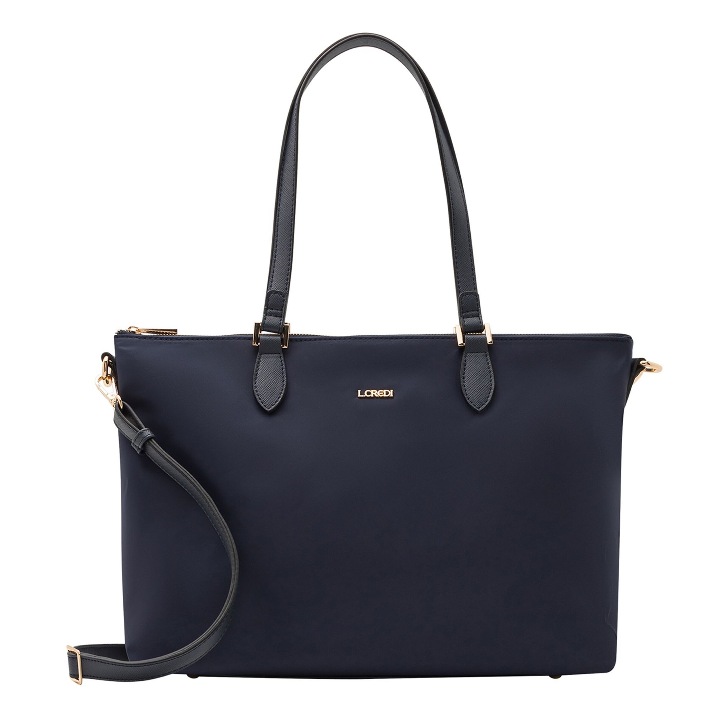 Cabas 'Alena' L.CREDI en bleu : devant
