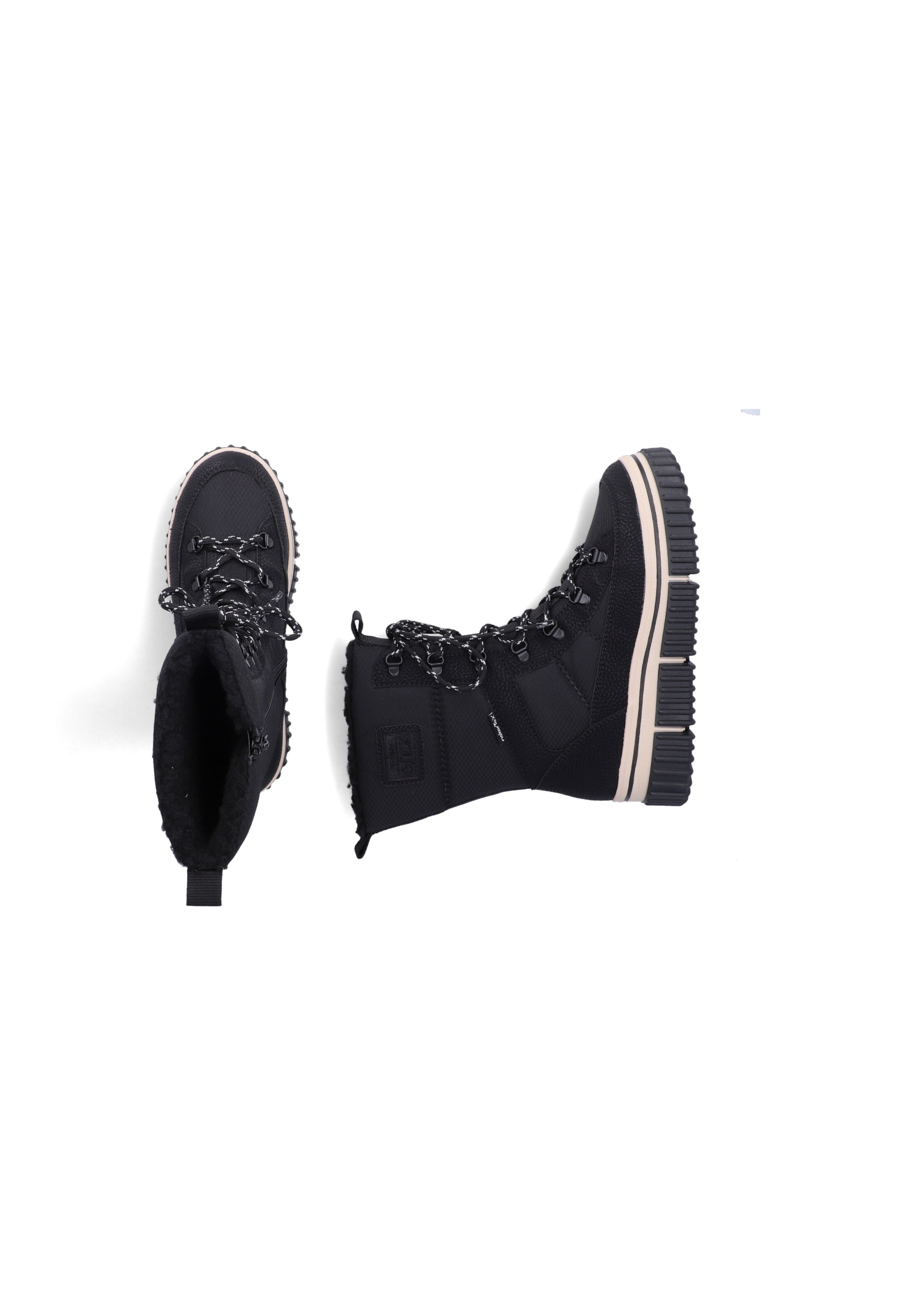 Bottes à lacets Rieker en noir