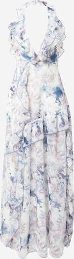 Nasty Gal Sukienka 'Nick Fierro Tattoo' w kolorze kość słoniowa / niebieski / fioletowy / jagodam, Podgląd produktu