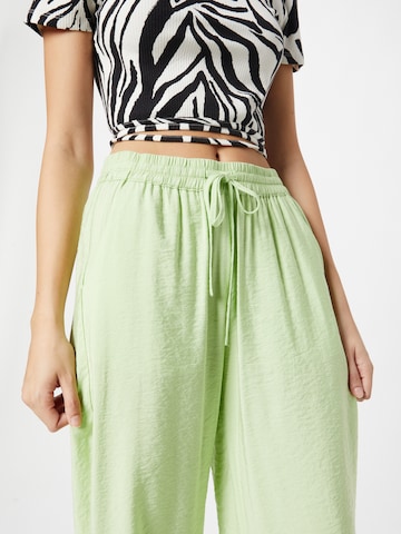 Wide Leg Pantalon 'ELLA-PA3' SISTERS POINT en vert