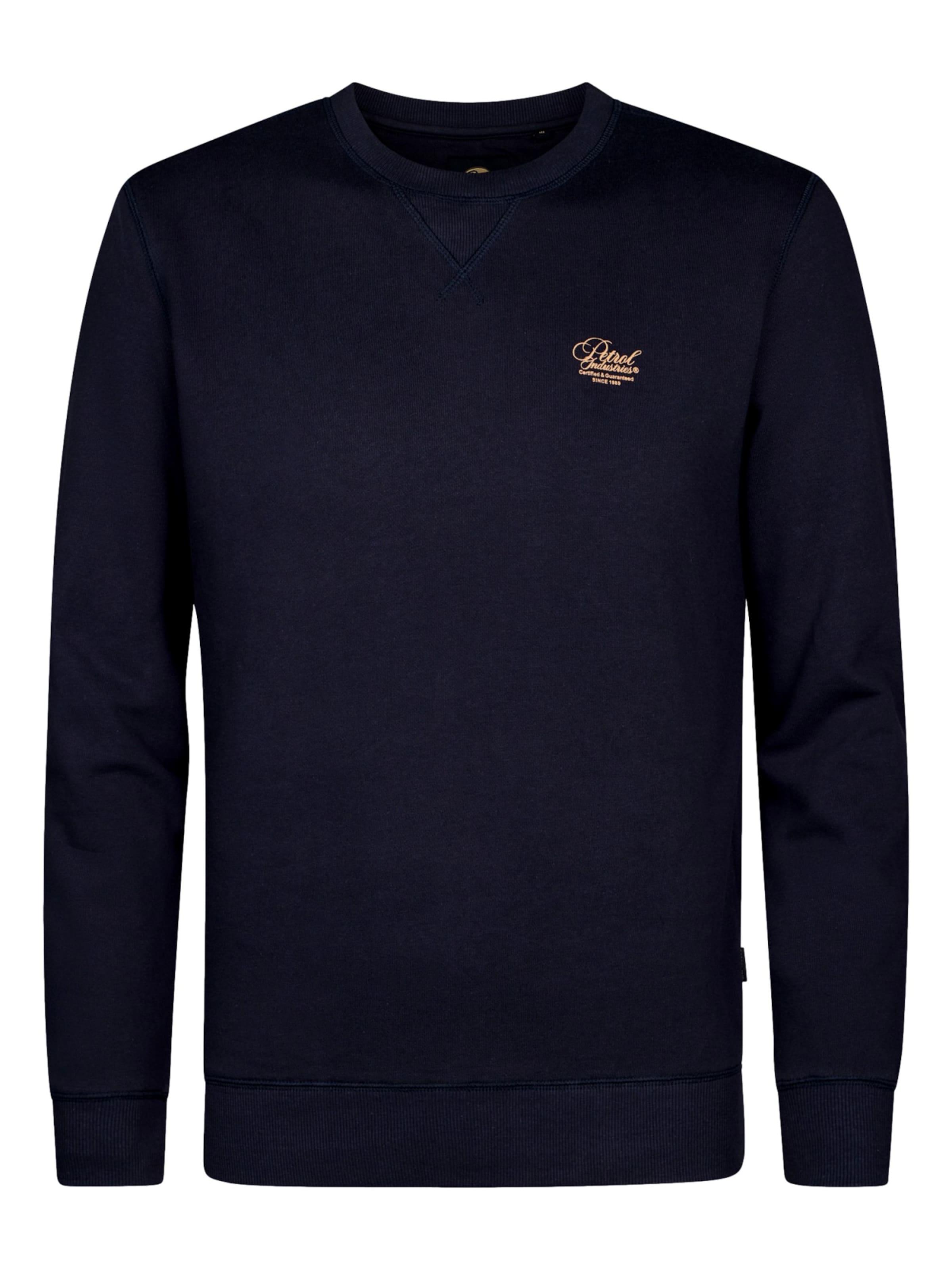Petrol Industries Sweatshirt in L in de kleur Donkerblauw, Productweergave