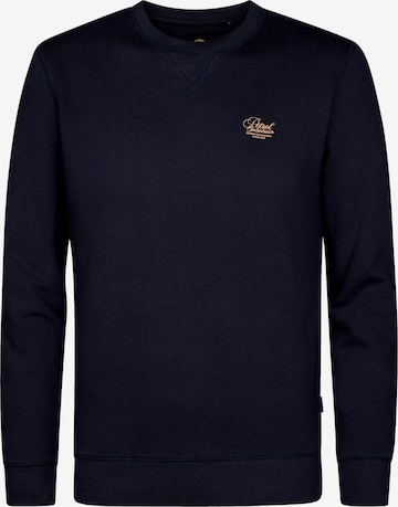 Petrol Industries Sweatshirt in Blau: Vorderseite