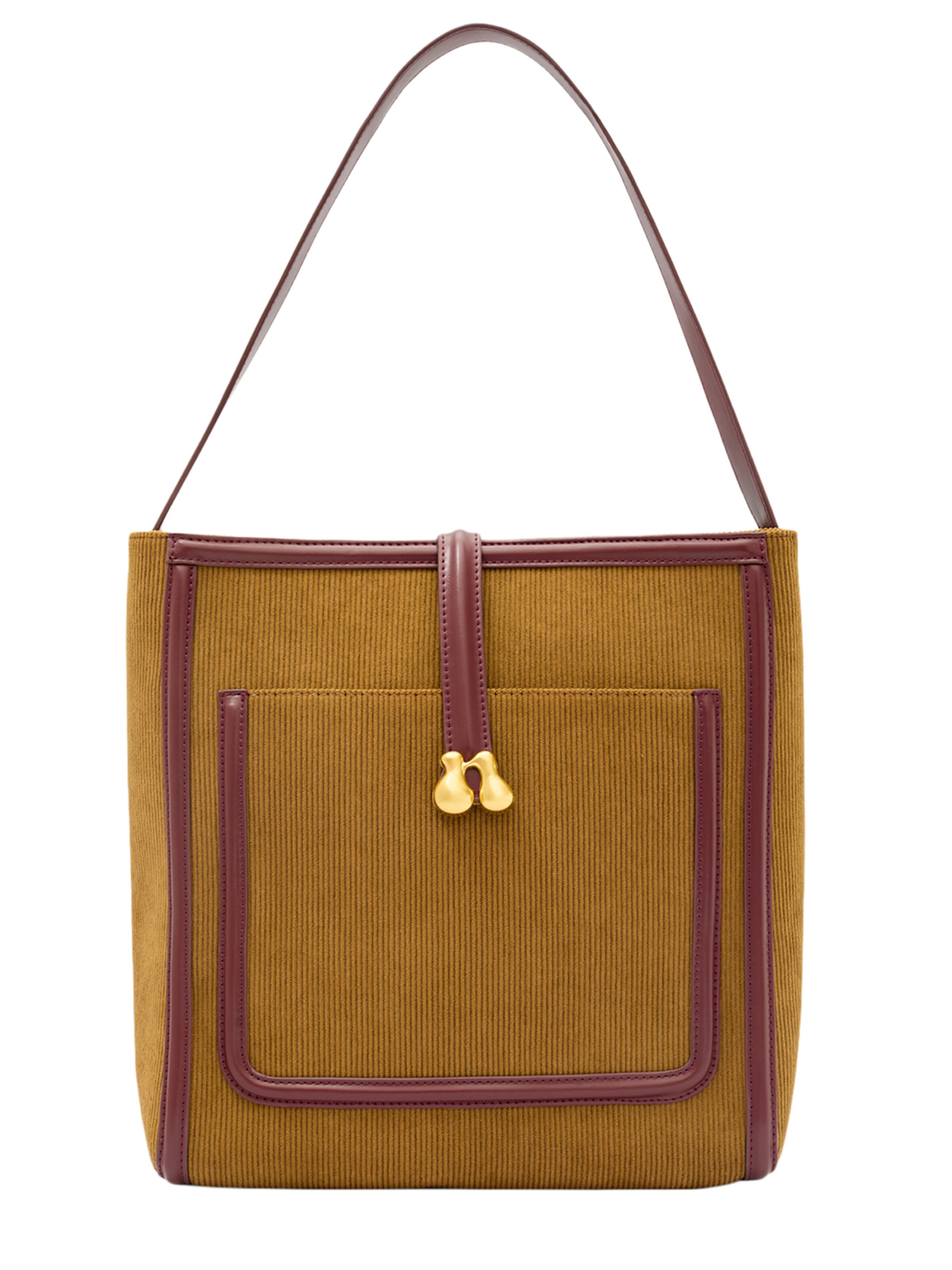 Borsa a spalla 'REBECCA' di NALì in giallo: frontale