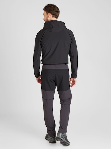 ICEPEAK Regularen Outdoor hlače 'BRAHAM' | črna barva