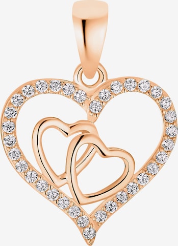 AMOR Pendant in Gold: front