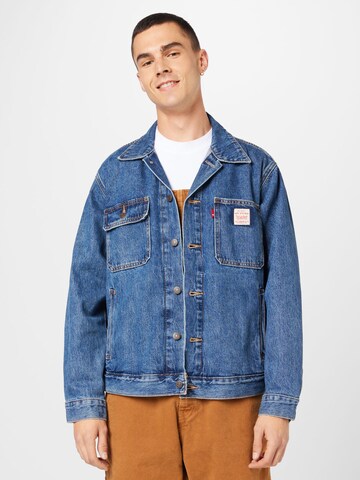 LEVI'S ® Between-season jacket 'Sunrise Trucker' in Blue: front