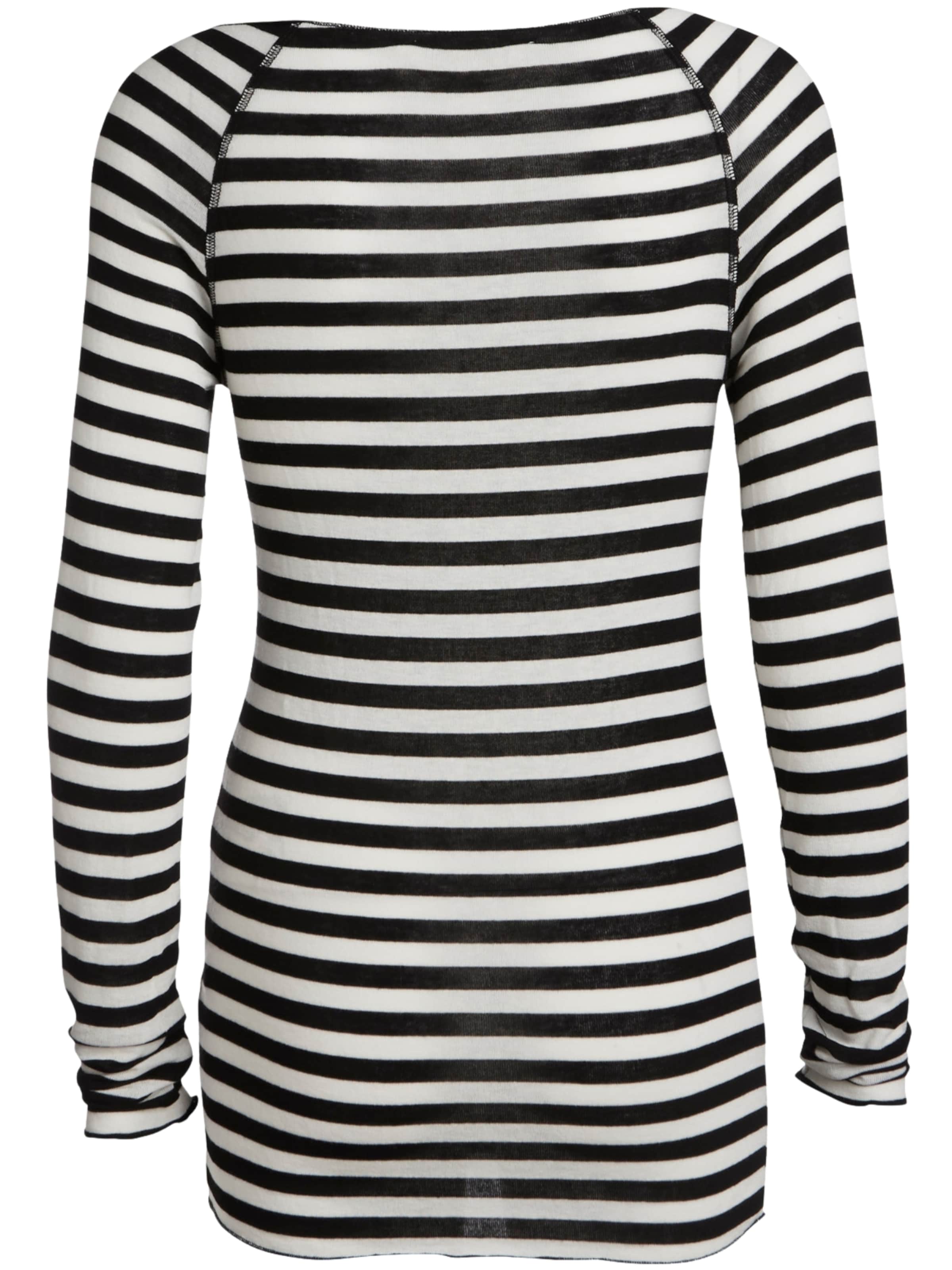 Gai+Lisva Shirt 'Amalie Stripe' in Wit