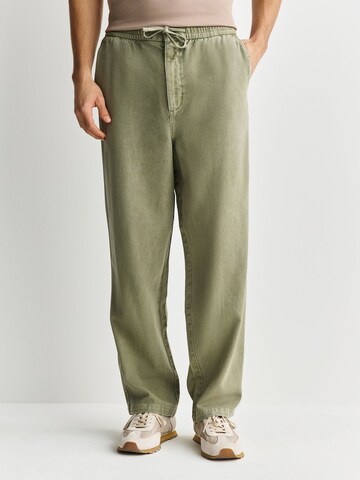 Next Baggy Jeans in Groen: voorkant