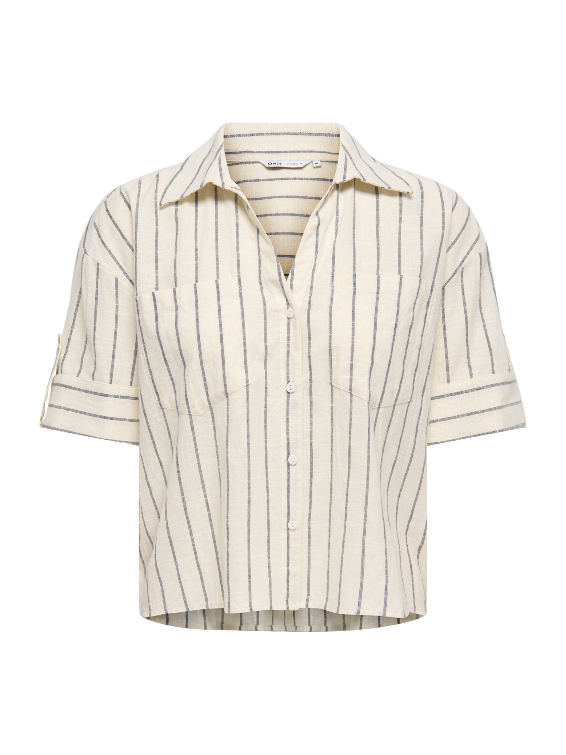 Camicia da donna 'ONLTIZANA' di ONLY in grigio: frontale