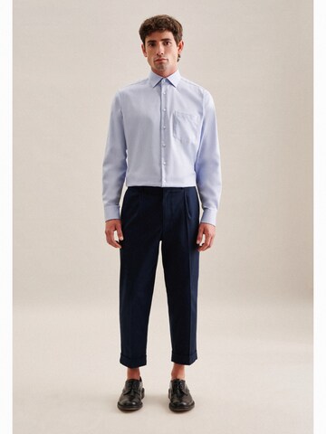 SEIDENSTICKER Comfort fit Business shirt in Blue