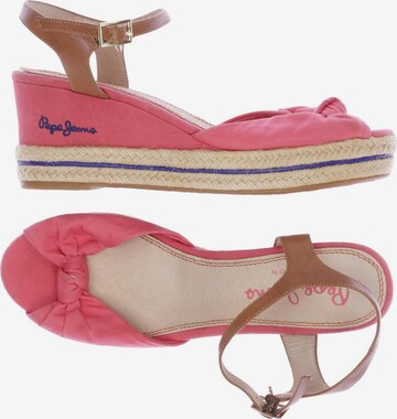 Pepe Jeans Sandalen 41 in Pink: predná strana