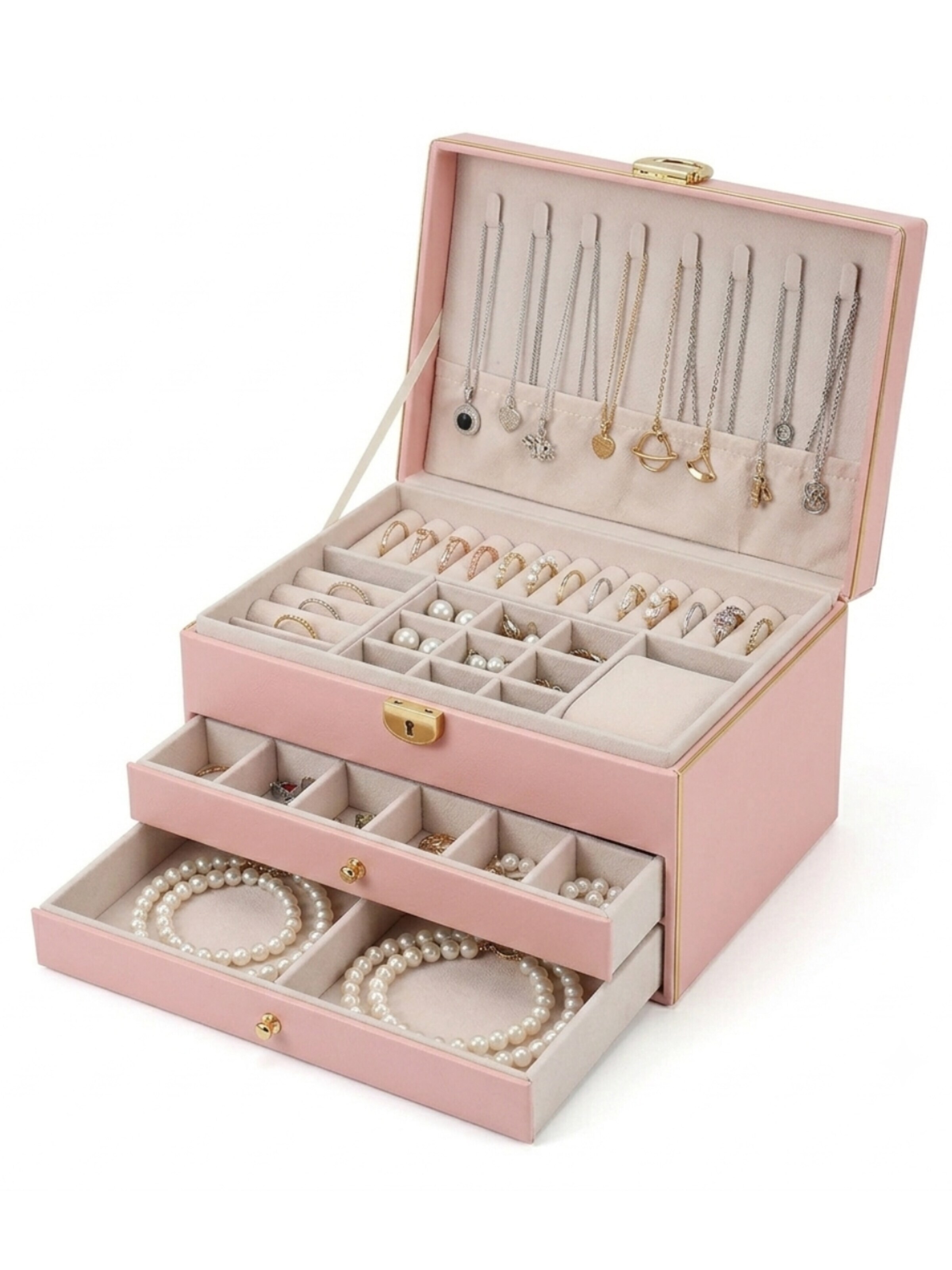 MEVYRA Jewelry Storage in Pink