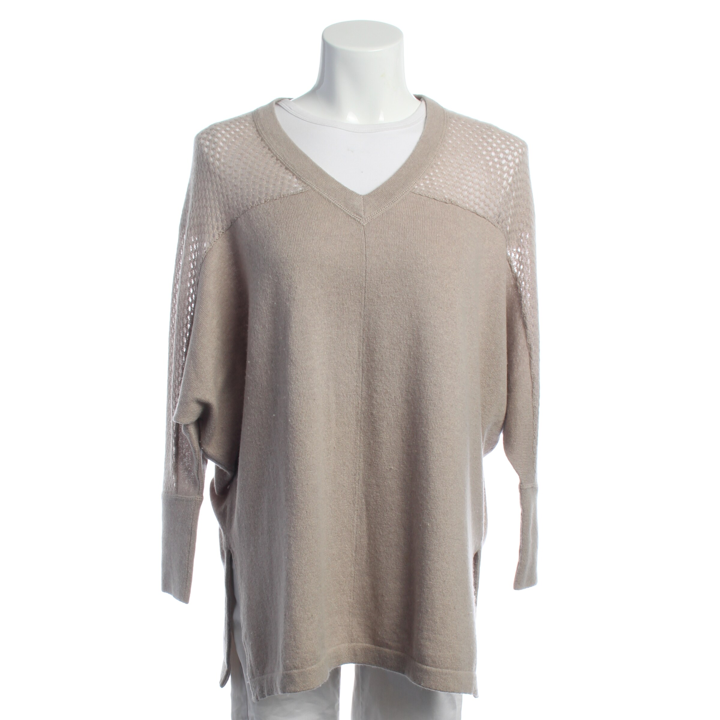 Hemisphere Sweater & Cardigan in S in Grey: front