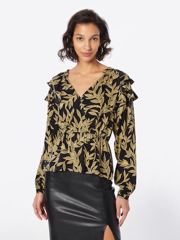 LOVJOI Blouse 'MARILIN' in Zwart: voorkant