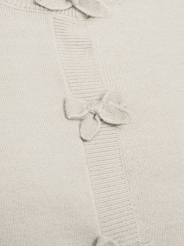 Freequent Knit cardigan 'FQTessa ecru' in Beige